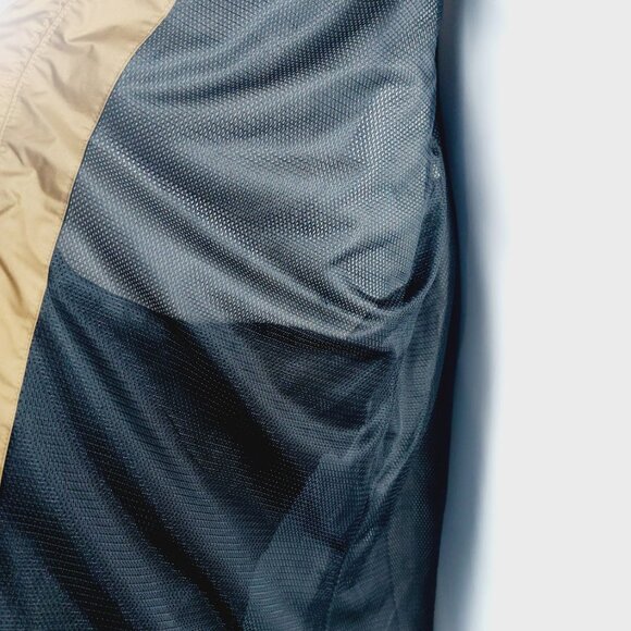 Columbia Men's Tan White Inner Limits III Hooded Outdoor Windbreaker Jacket Sz L - Picture 9 of 13